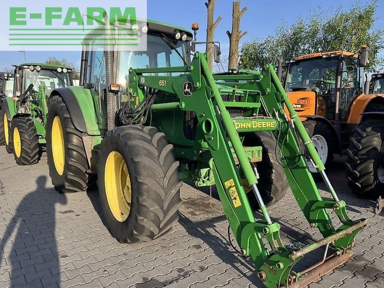 Traktor typu John Deere 6420 tls + john deere 651, Gebrauchtmaschine w DAMAS?AWEK (Zdjęcie 3)