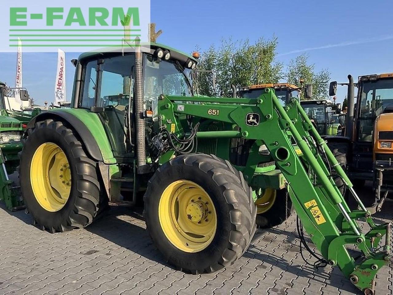 Traktor typu John Deere 6420 tls + john deere 651, Gebrauchtmaschine w DAMAS?AWEK (Zdjęcie 4)