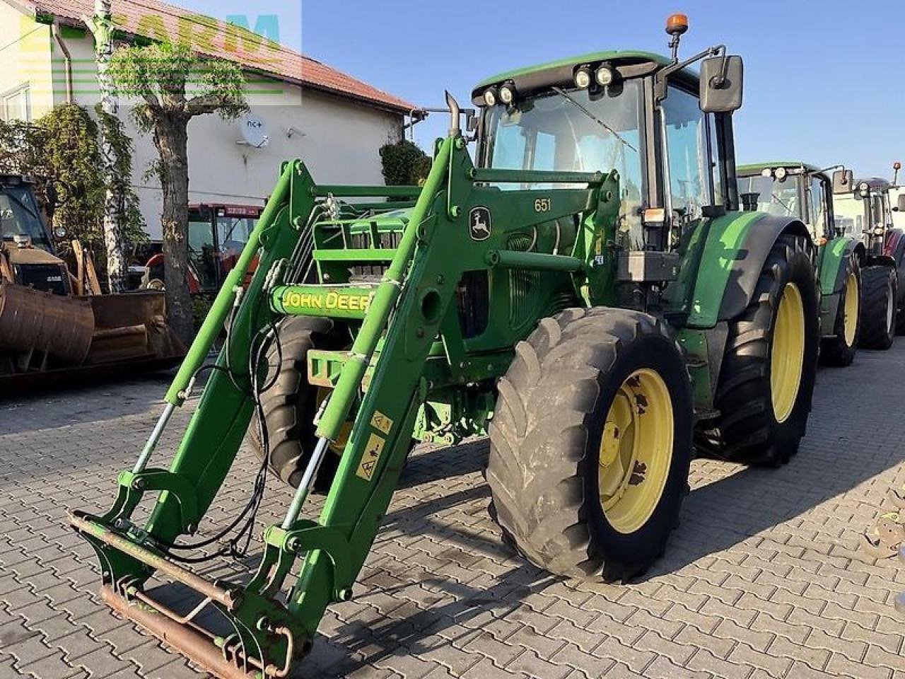 Traktor tip John Deere 6420 tls + john deere 651, Gebrauchtmaschine in DAMAS?AWEK (Poză 1)