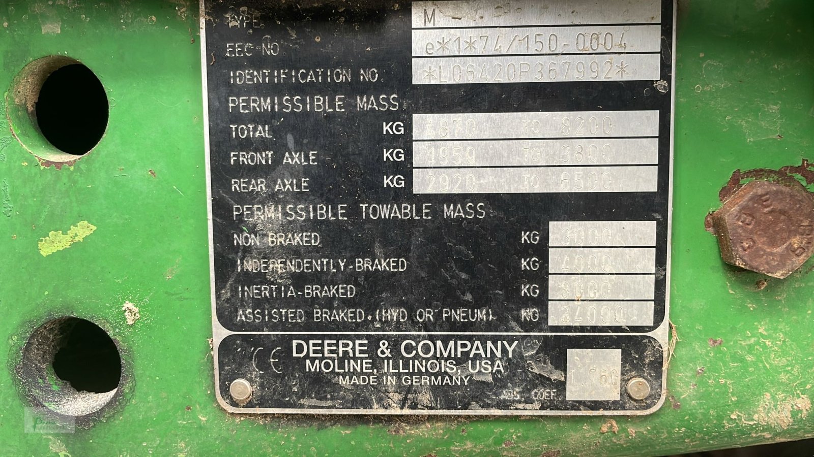 Traktor tip John Deere 6420, Gebrauchtmaschine in Bad Kötzting (Poză 10)