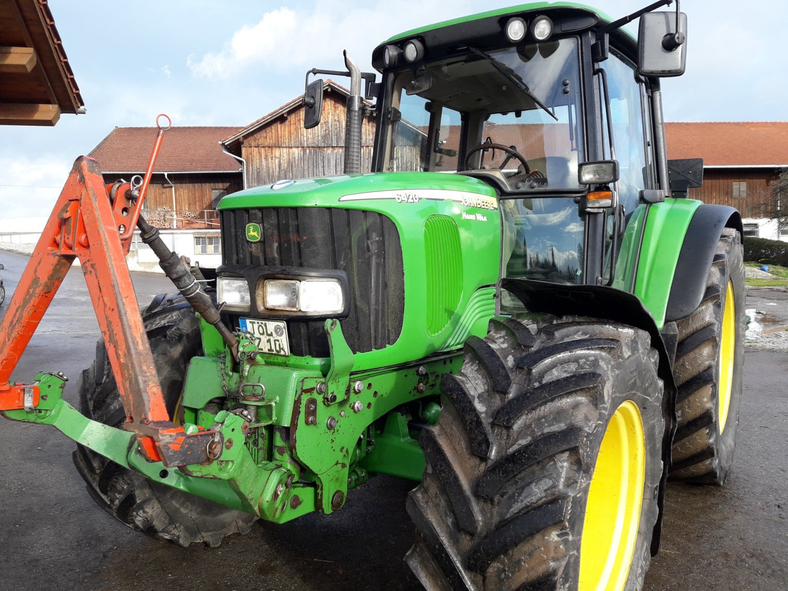 Traktor del tipo John Deere 6420, Gebrauchtmaschine In Eurasburg (Immagine 7)