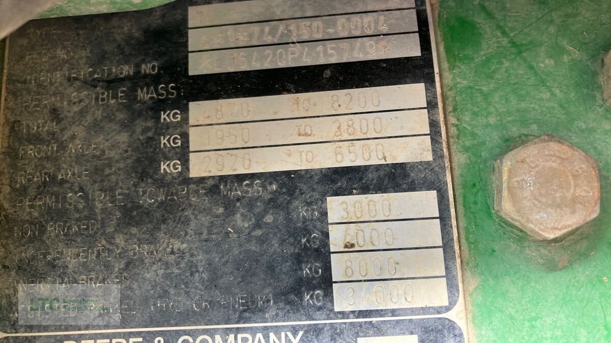 Traktor Türe ait John Deere 6420S, Gebrauchtmaschine içinde Korneuburg (resim 26)