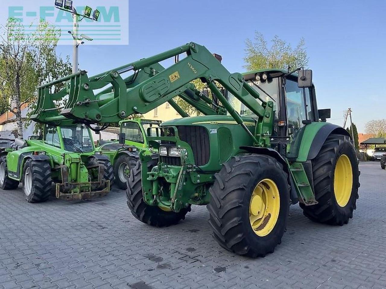 Traktor tip John Deere 6820 tls + john deere h360, Gebrauchtmaschine in DAMAS?AWEK (Poză 1)