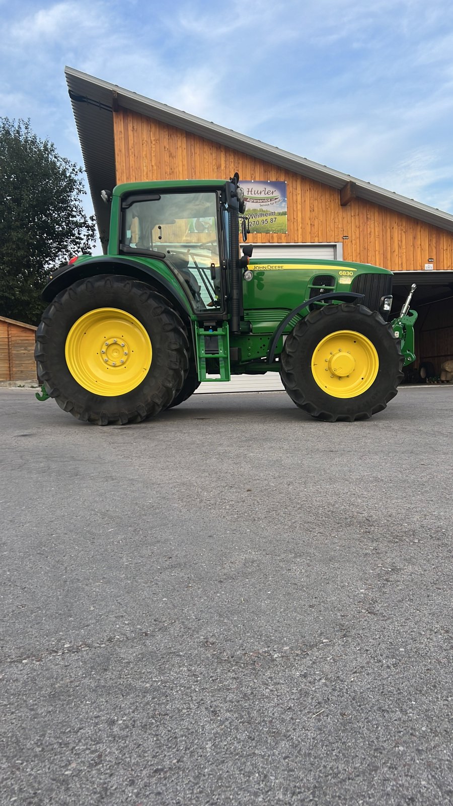 Traktor van het type John Deere 6830 PREMIUM, Gebrauchtmaschine in Weilheim (Foto 3)