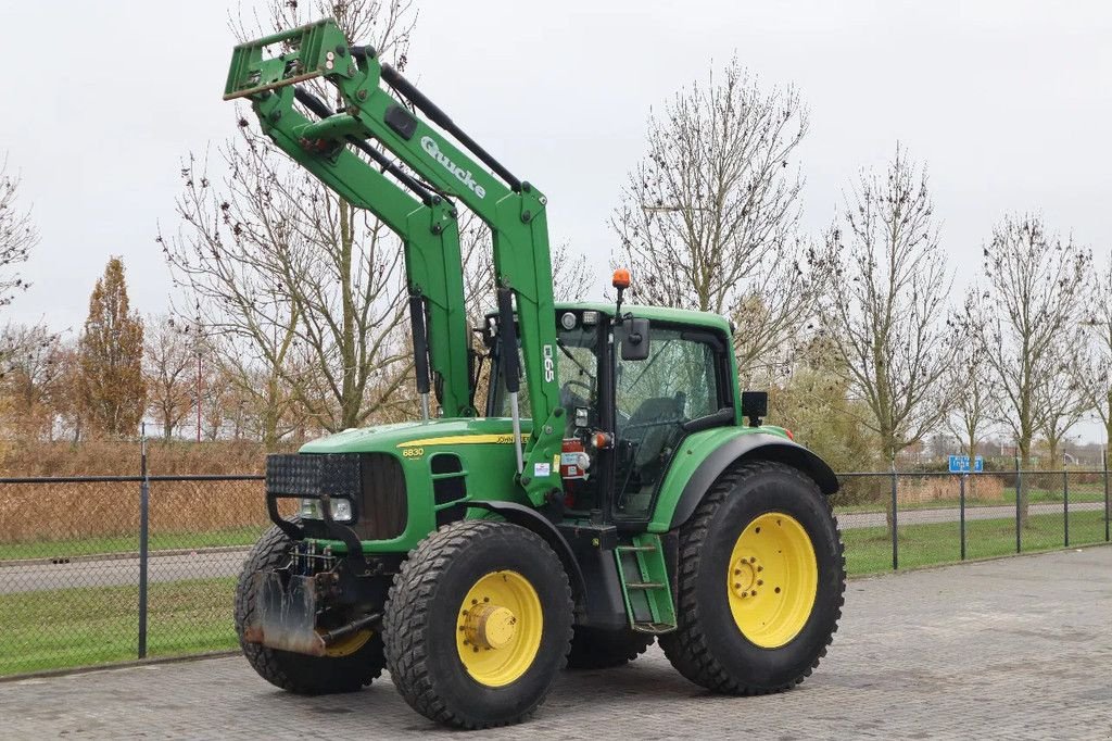 Traktor typu John Deere 6830 STD FRONT LOADER 50 KM/H WITH REGISTRATION, Gebrauchtmaschine v Marknesse (Obrázek 8)