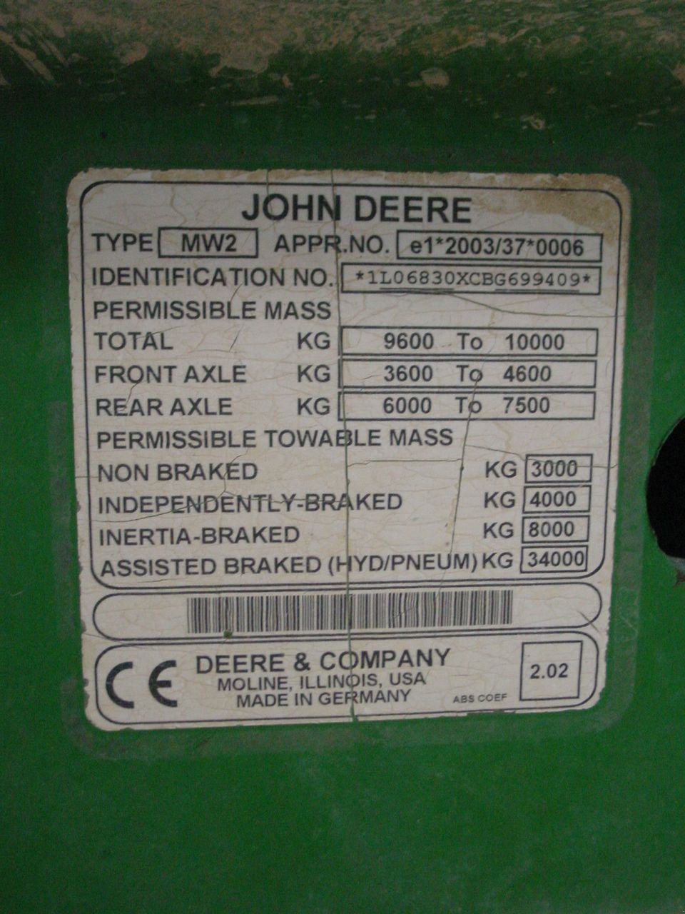 Traktor typu John Deere 6830PQ, Gebrauchtmaschine w Wieringerwerf (Zdjęcie 7)