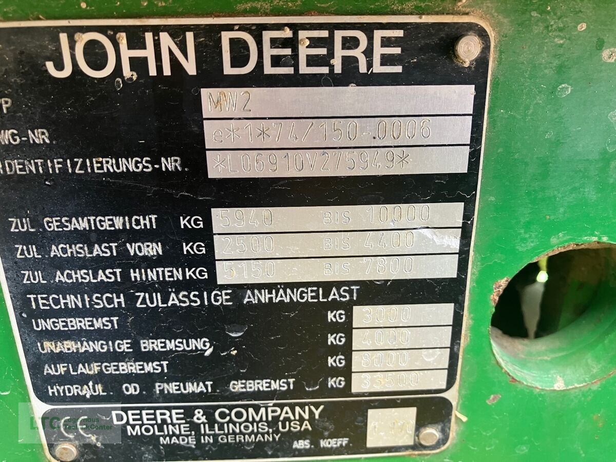 Traktor типа John Deere 6910, Gebrauchtmaschine в Herzogenburg (Фотография 19)