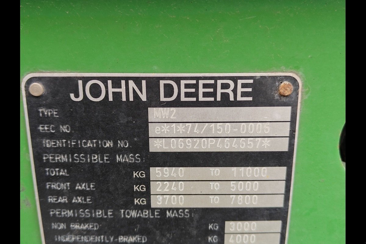 Traktor Türe ait John Deere 6920, Gebrauchtmaschine içinde Viborg (resim 4)