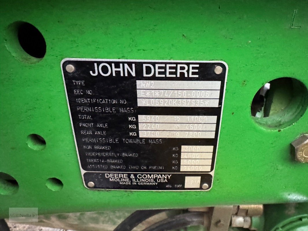 Traktor des Typs John Deere 6920, Gebrauchtmaschine in Prenzlau (Bild 22)