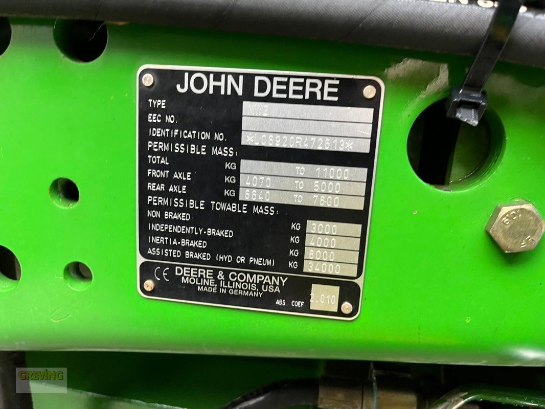 Traktor des Typs John Deere 6920, Gebrauchtmaschine in Ahaus (Bild 15)