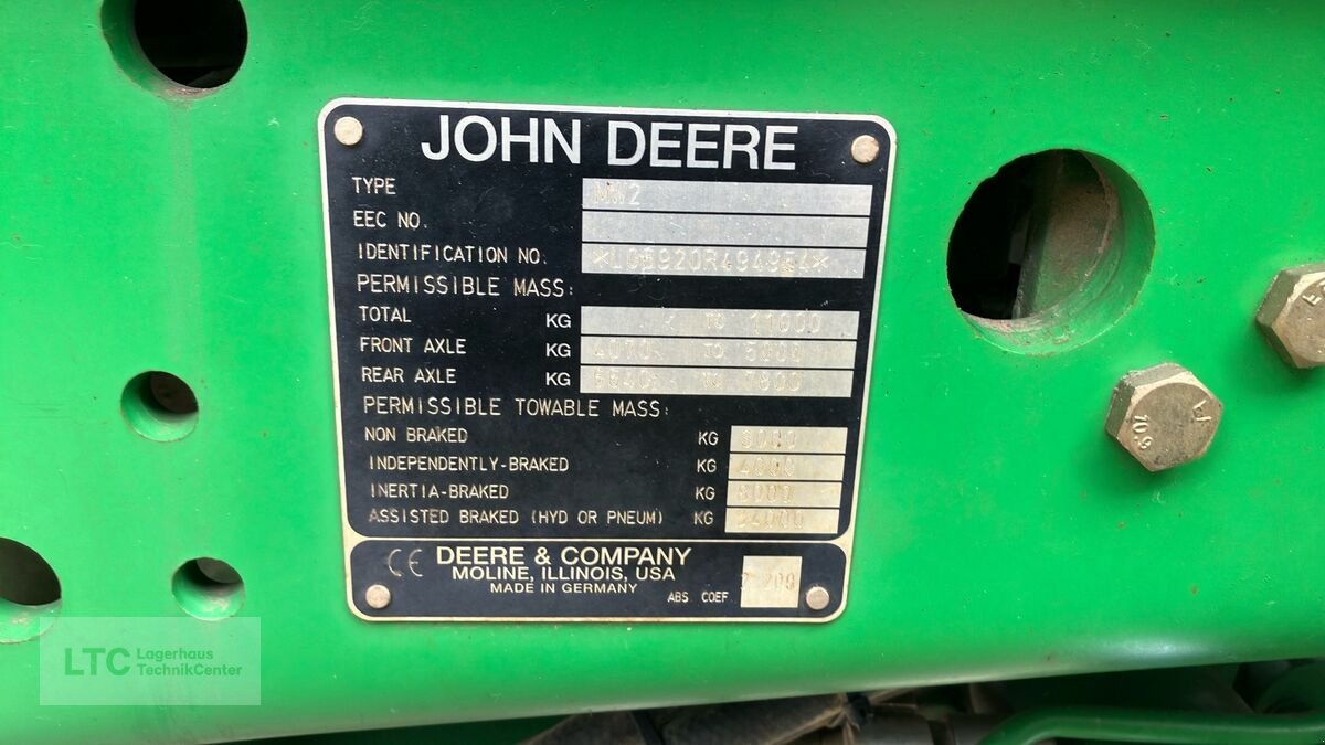 Traktor του τύπου John Deere 6920, Gebrauchtmaschine σε Korneuburg (Φωτογραφία 21)