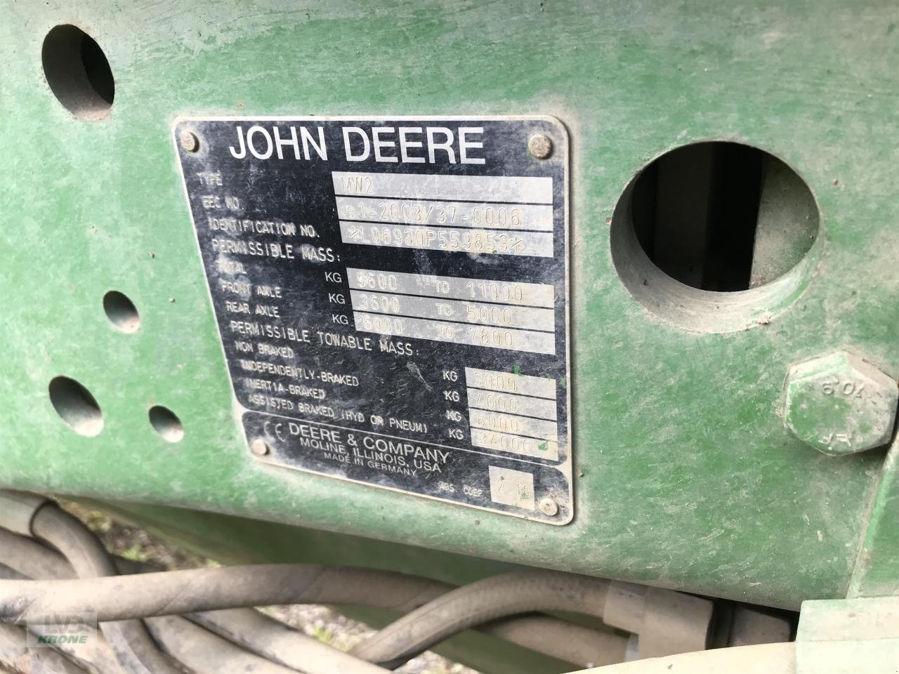 Traktor del tipo John Deere 6930 Premium, Gebrauchtmaschine In Alt-Mölln (Immagine 13)