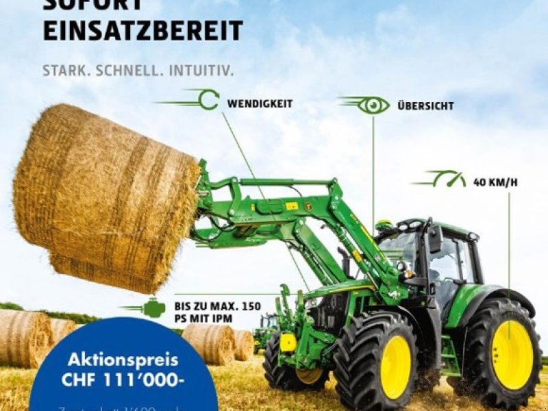 Traktor van het type John Deere 6M125, Neumaschine in Ersingen