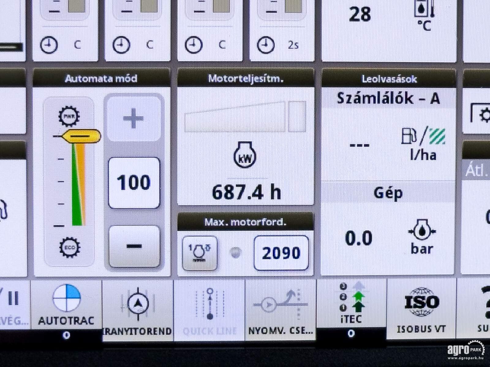 Traktor van het type John Deere 6R 130, Gebrauchtmaschine in Csengele (Foto 10)