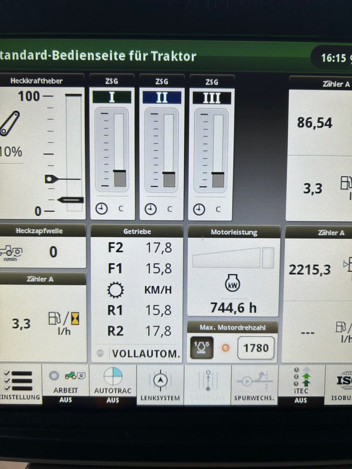 Traktor des Typs John Deere 6R 130, Gebrauchtmaschine in Wallersdorf (Bild 8)