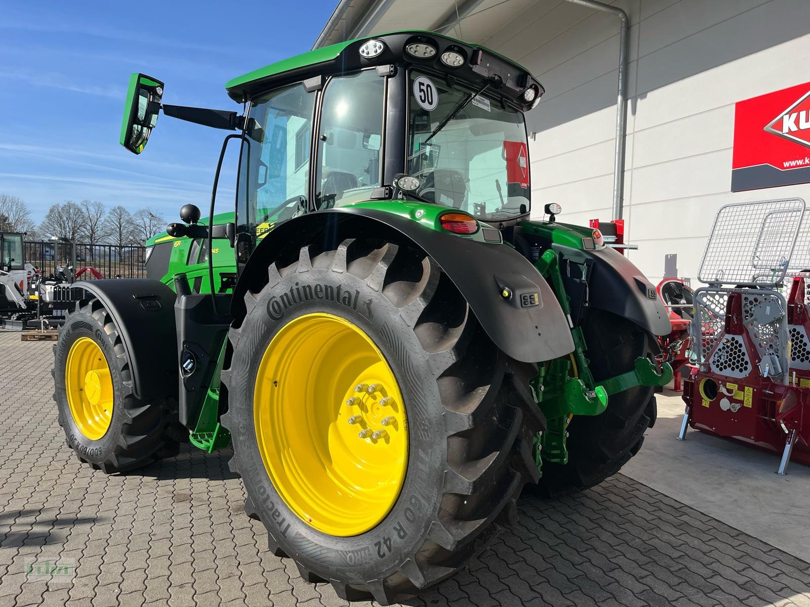 Traktor of the type John Deere 6R 145, Neumaschine in Bruckmühl (Picture 1)