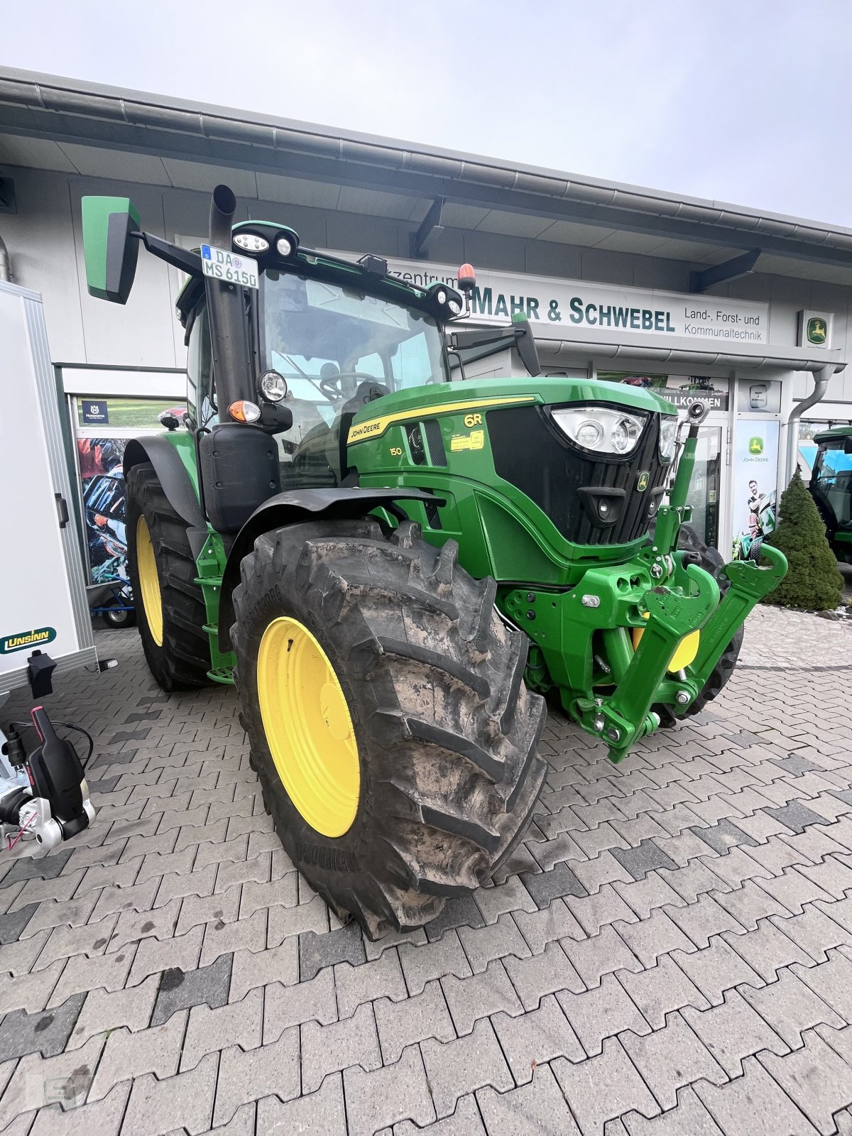 Traktor типа John Deere 6R 150 Garativerlängerung 1500 H, Neumaschine в Gross-Bieberau (Фотография 2)