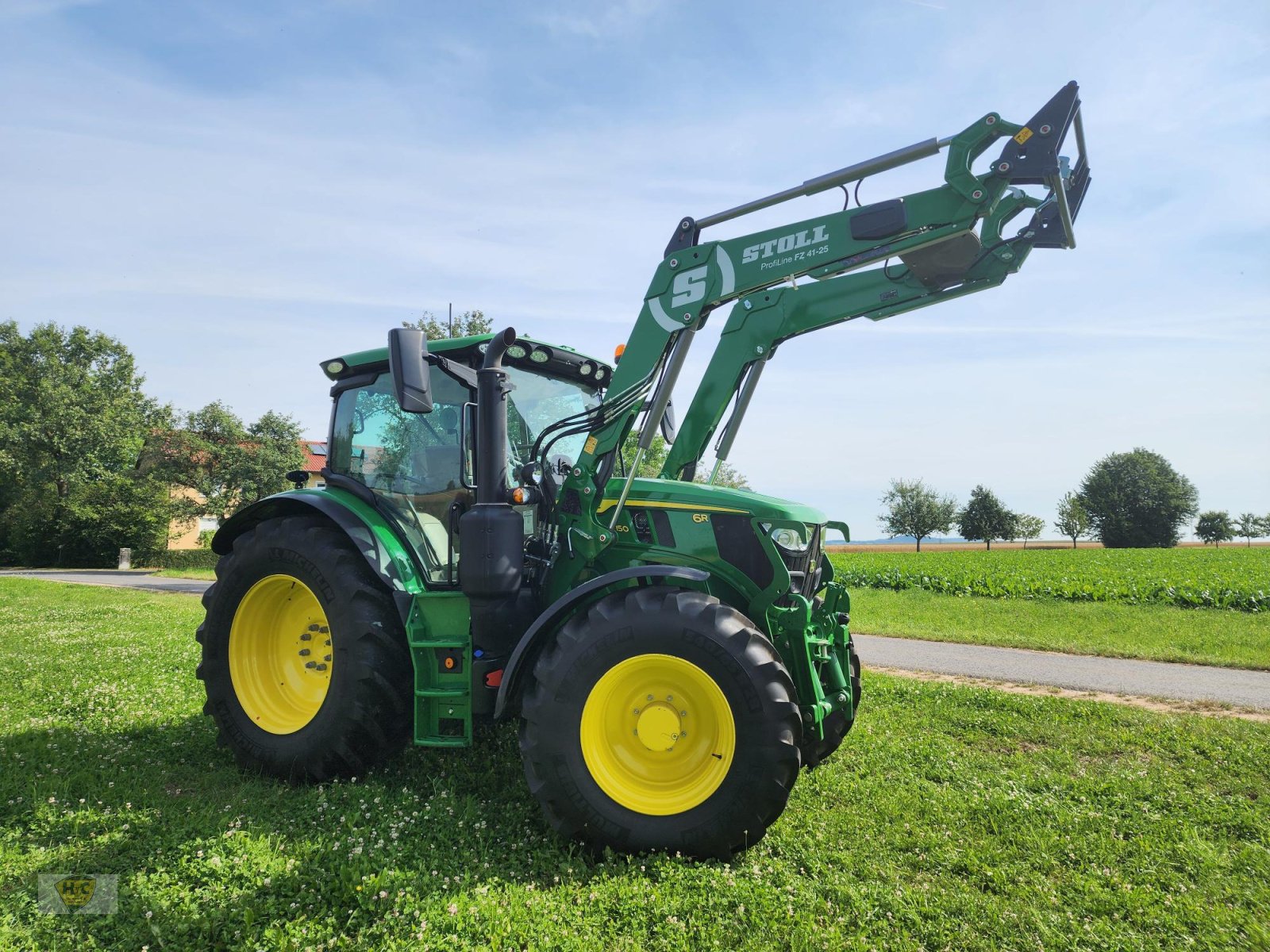 Traktor typu John Deere 6R 150 Pro AutoTrac Frontlader No18, Gebrauchtmaschine v Willanzheim (Obrázek 3)