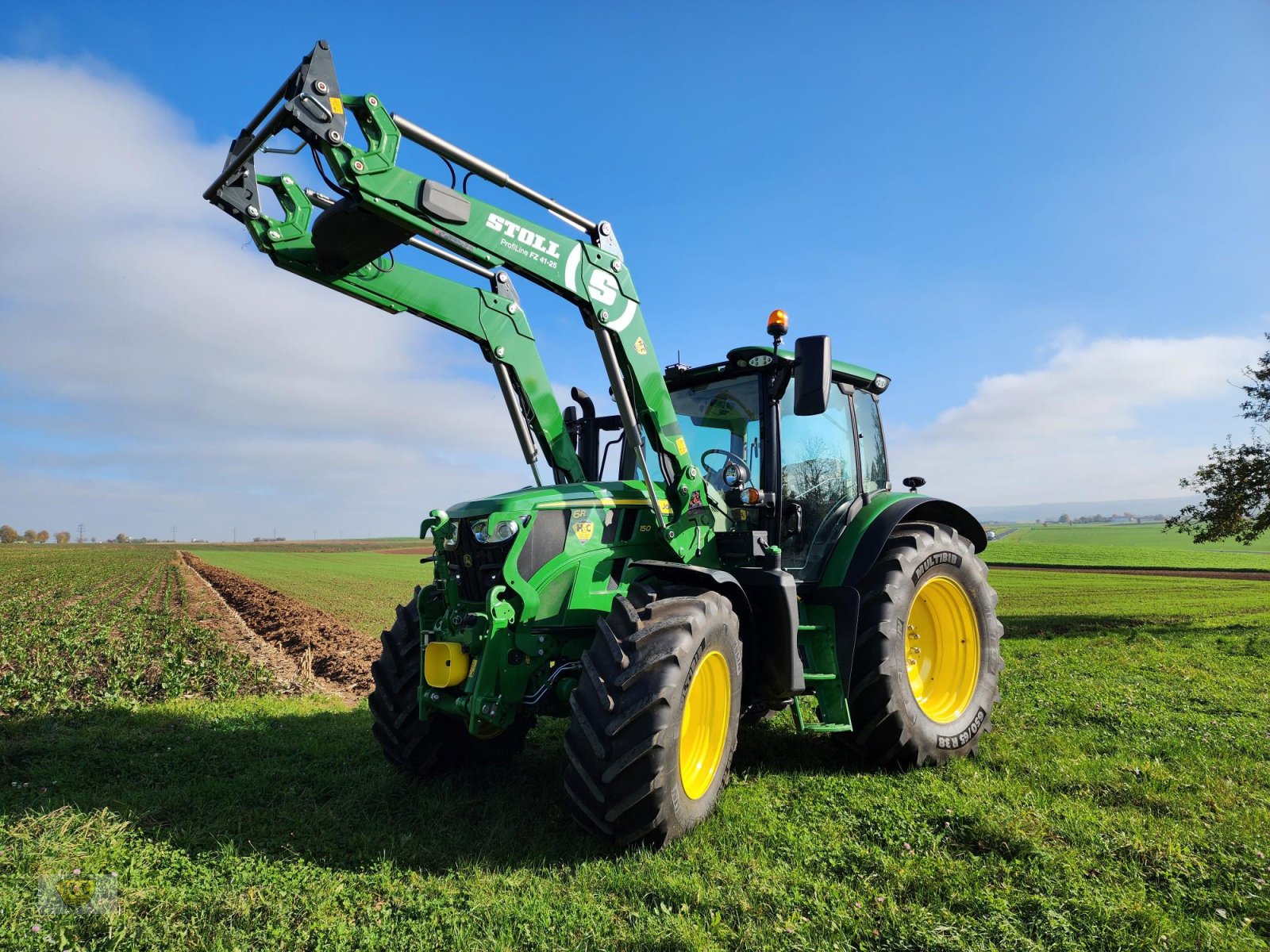 Traktor του τύπου John Deere 6R 150 Pro AutoTrac Frontlader, Gebrauchtmaschine σε Willanzheim (Φωτογραφία 1)