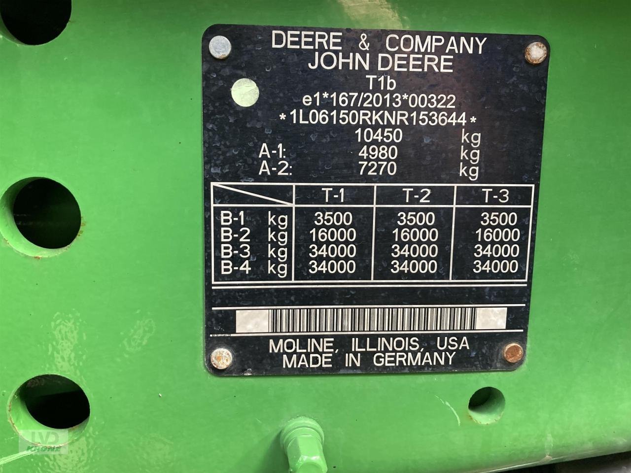 Traktor des Typs John Deere 6R 150, Gebrauchtmaschine in Spelle (Bild 12)