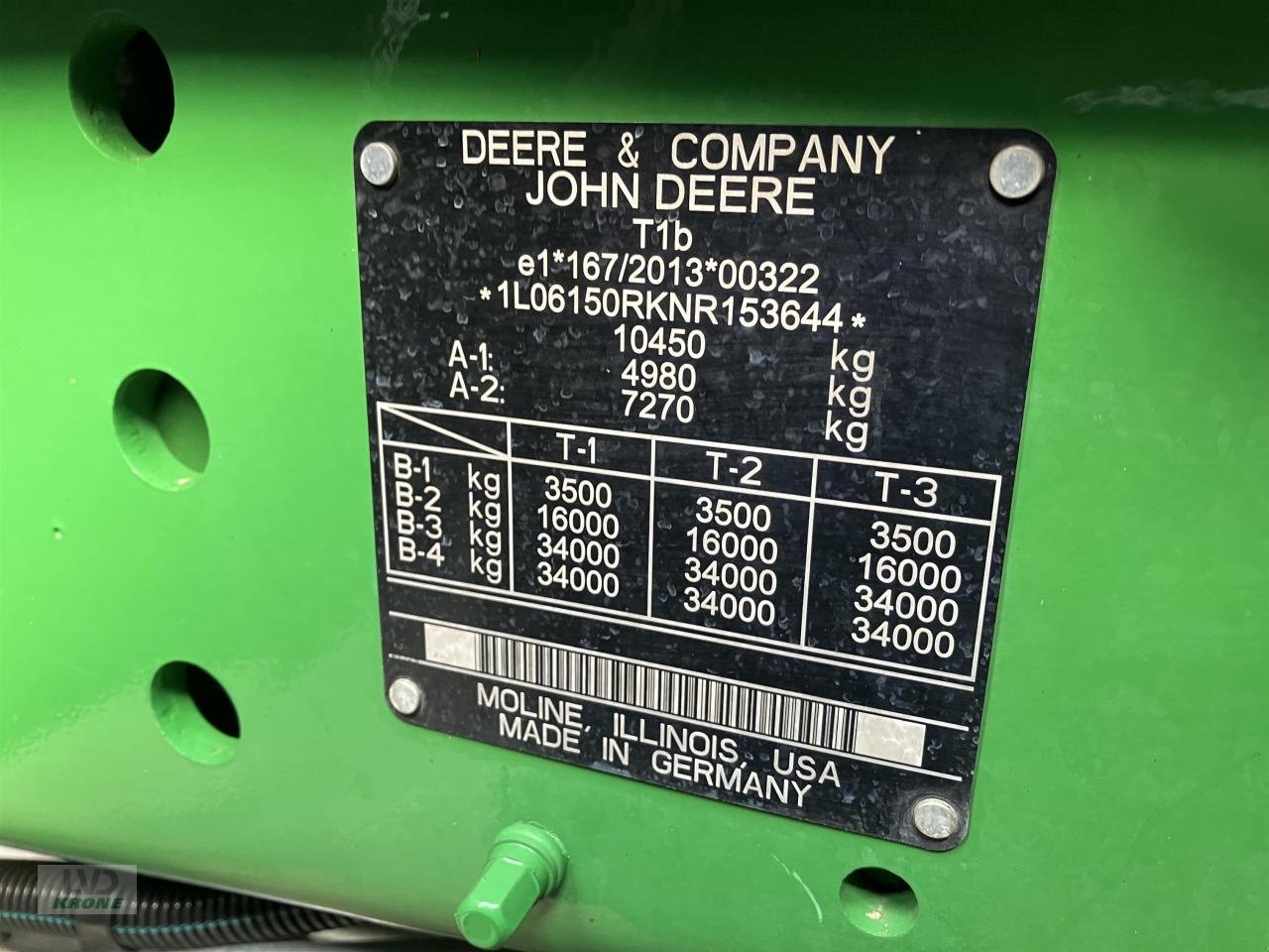 Traktor za tip John Deere 6R 150, Gebrauchtmaschine u Spelle (Slika 12)