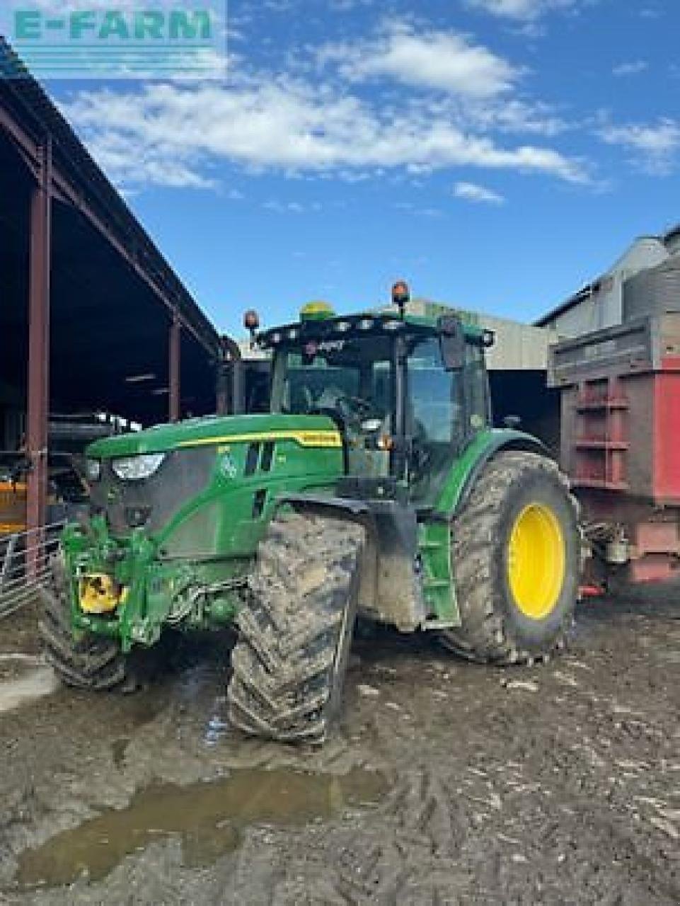 Traktor Türe ait John Deere 6r 155, Gebrauchtmaschine içinde MONFERRAN (resim 1)