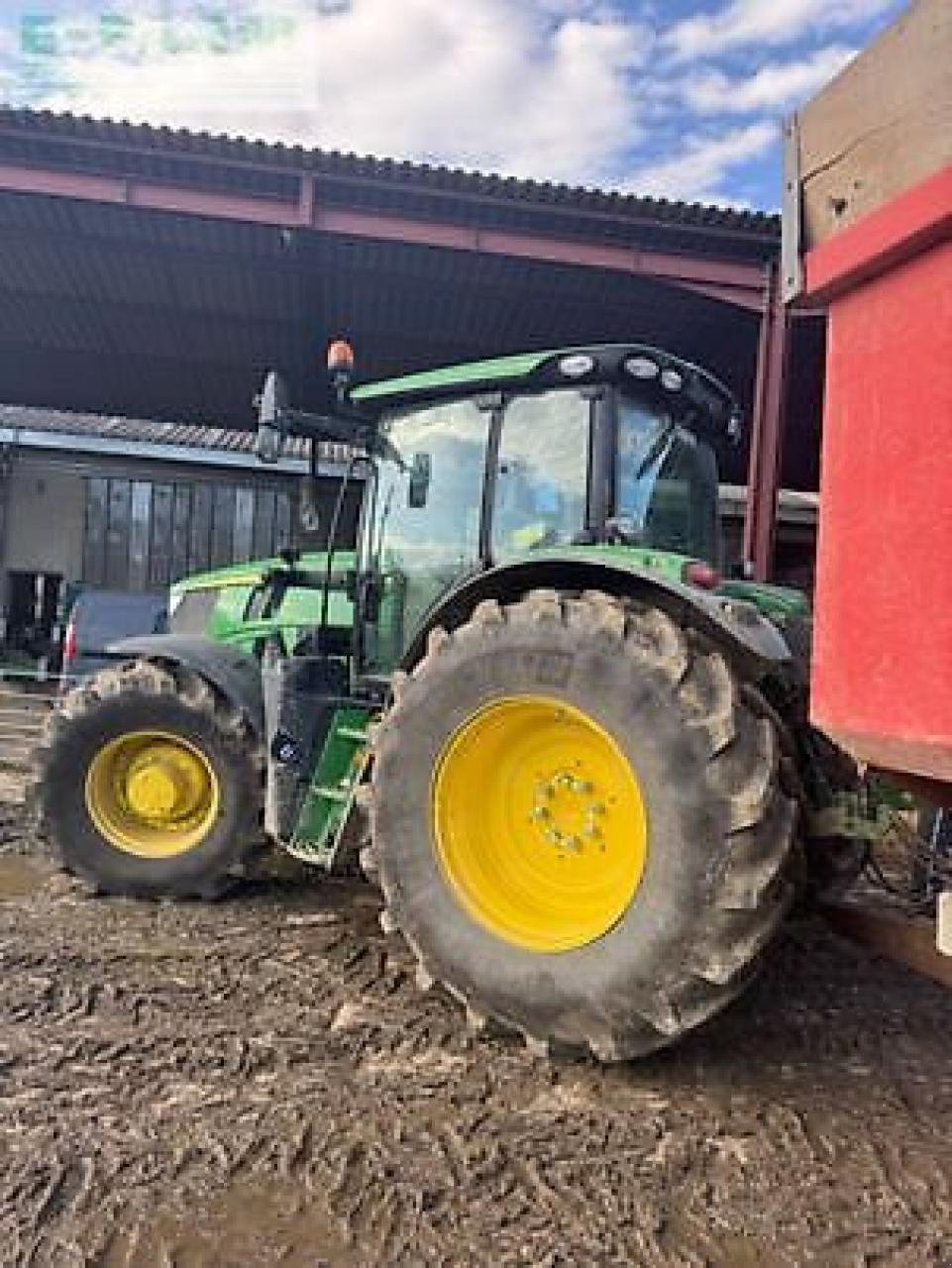 Traktor Türe ait John Deere 6r 155, Gebrauchtmaschine içinde MONFERRAN (resim 3)