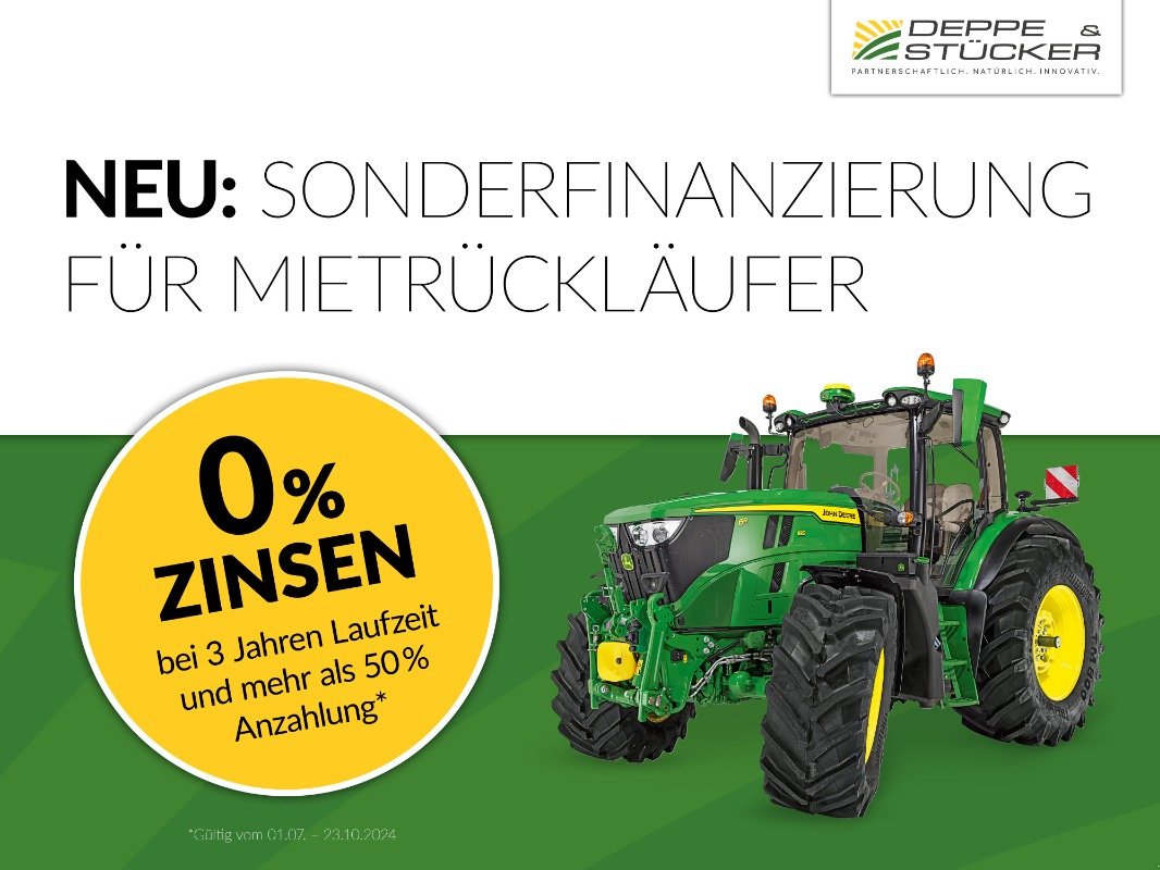 Traktor Türe ait John Deere 6R 155, Gebrauchtmaschine içinde Lemgo (resim 1)