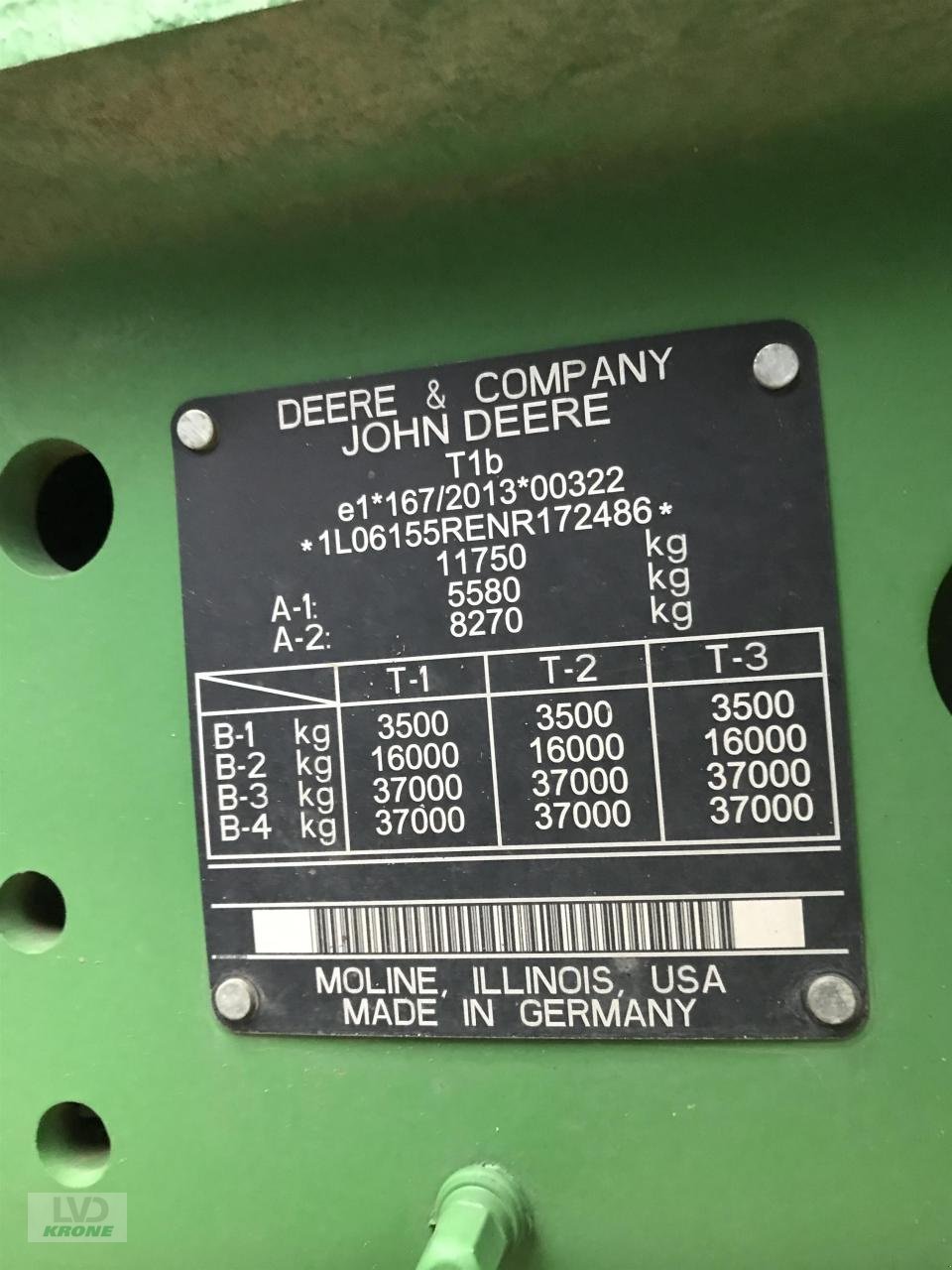 Traktor Türe ait John Deere 6R 155, Gebrauchtmaschine içinde Alt-Mölln (resim 14)