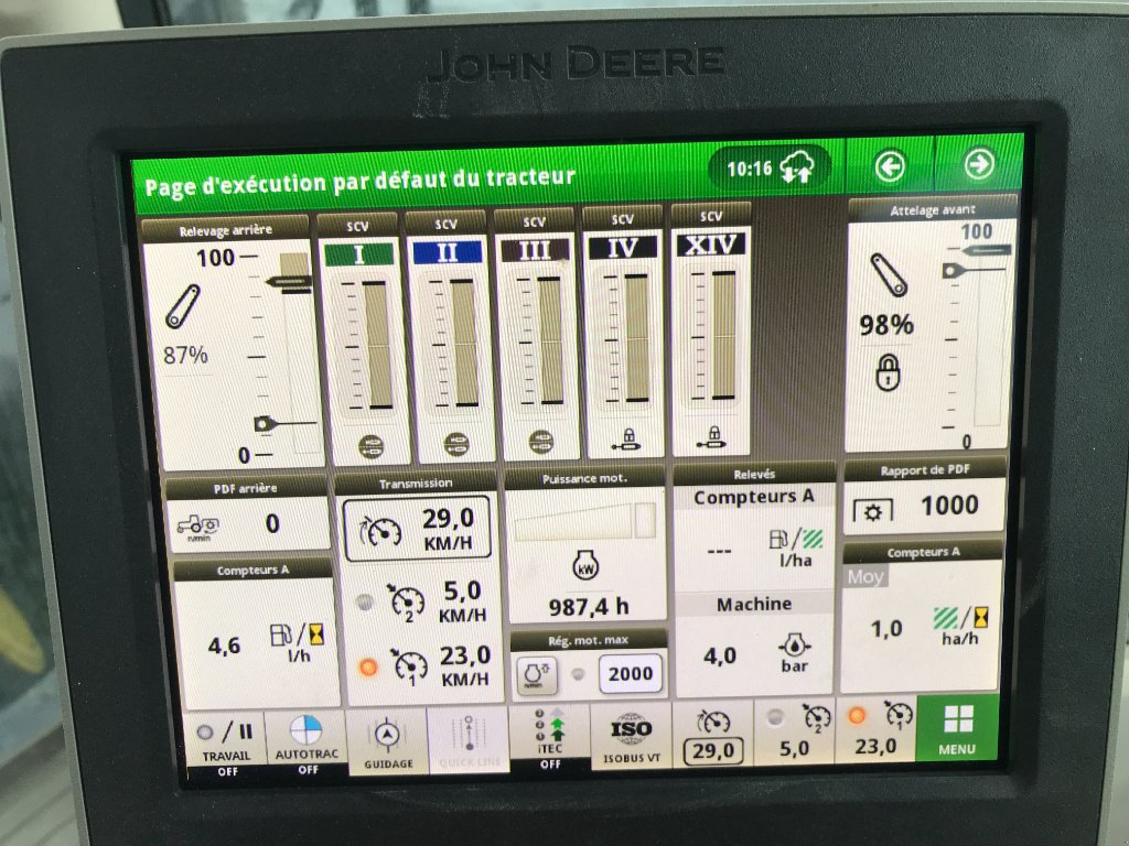 Traktor del tipo John Deere 6R 185 AUTOTRAC DISPONIBLE ., Gebrauchtmaschine en UZERCHE (Imagen 11)