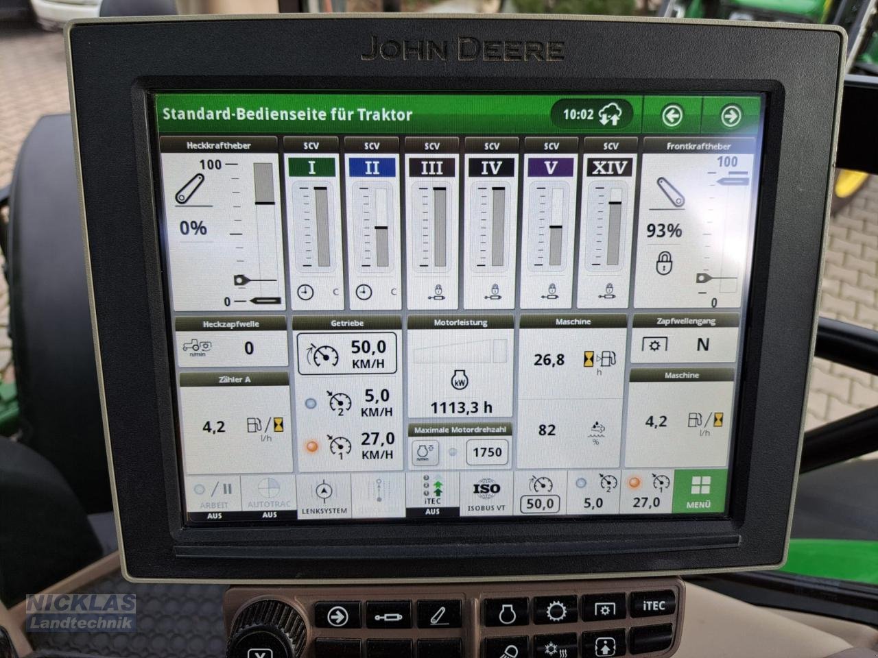 Traktor van het type John Deere 6R 185 CommandPro Ultimate, Neumaschine in Schirradorf (Foto 10)