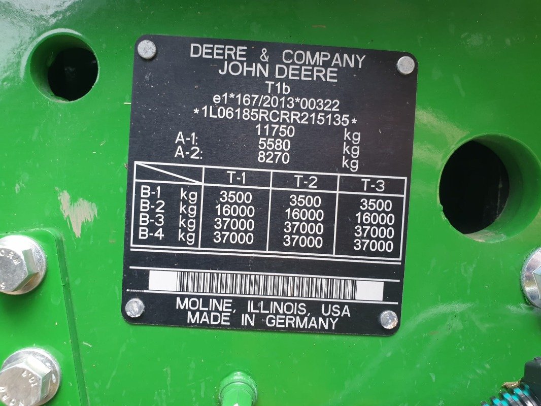 Traktor типа John Deere 6R 185 **MIETRÜCKLÄUFER**, Gebrauchtmaschine в Sittensen (Фотография 14)