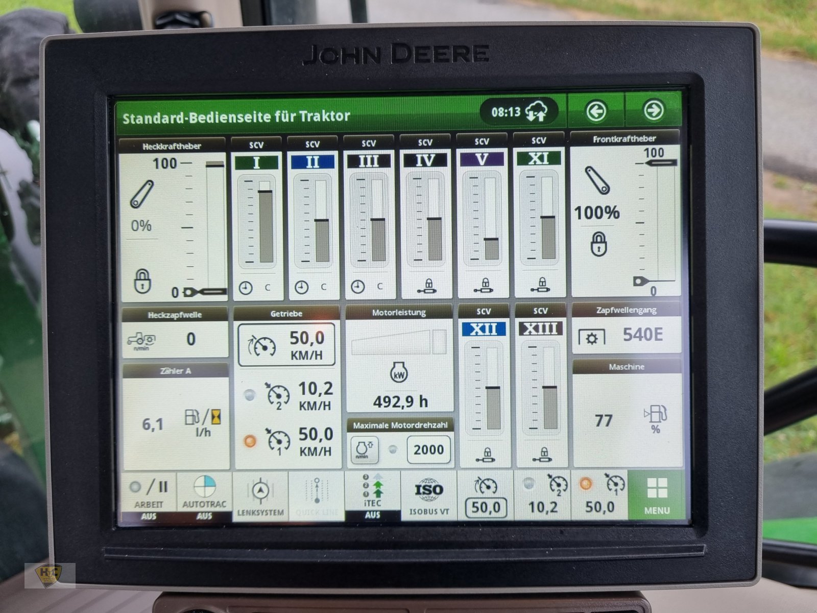 Traktor typu John Deere 6R 185 Pro AutoTrac, Gebrauchtmaschine w Willanzheim (Zdjęcie 13)