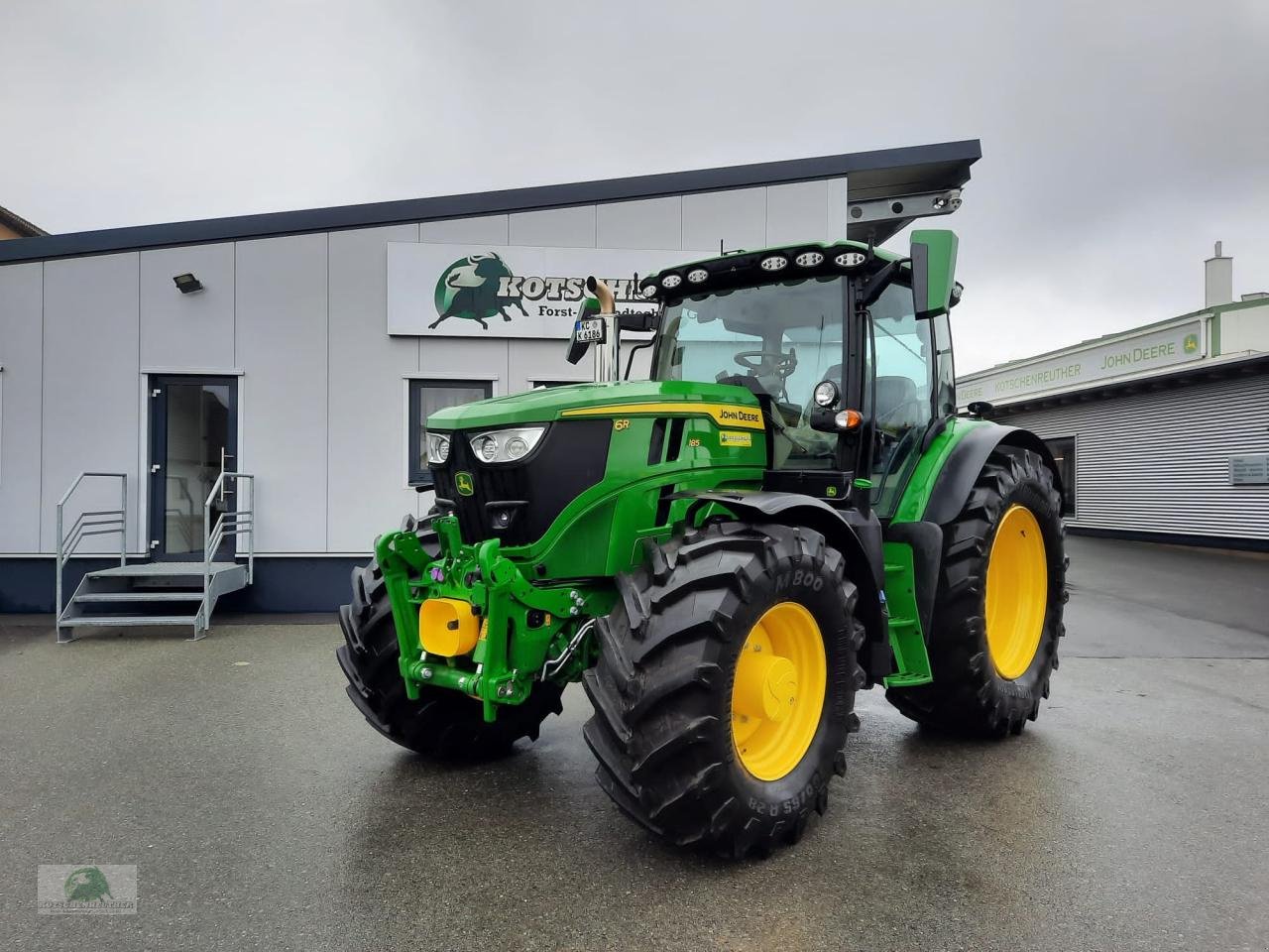 Traktor Türe ait John Deere 6R 185, Neumaschine içinde Hofheim (resim 1)