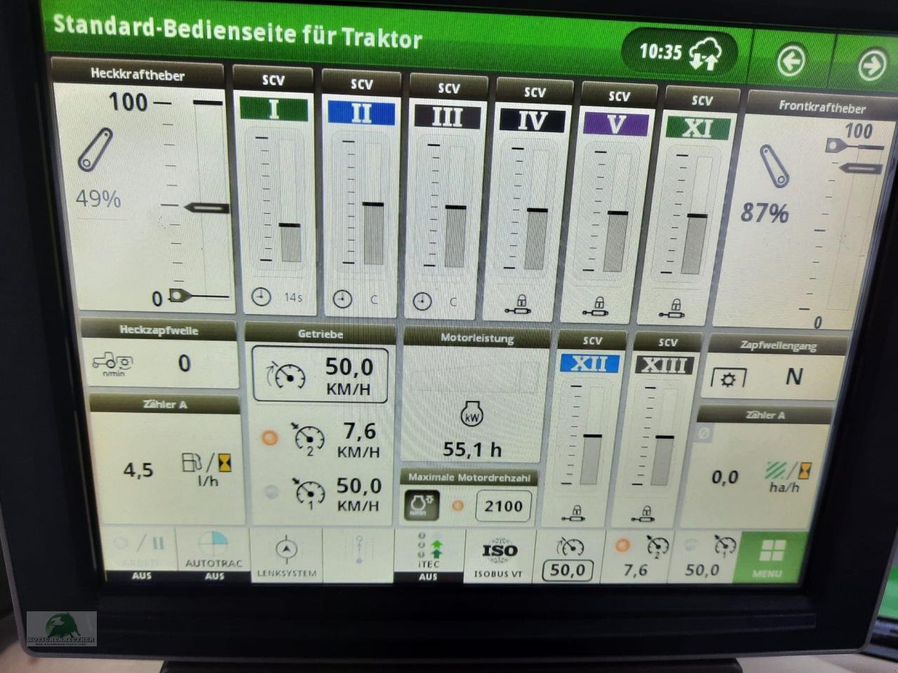 Traktor du type John Deere 6R 185, Neumaschine en Hofheim (Photo 7)