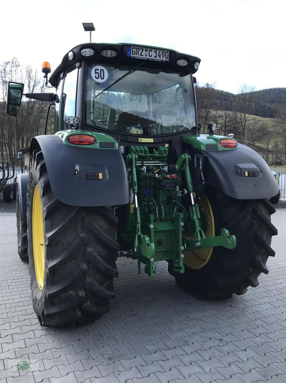 Traktor del tipo John Deere 6R 185, Neumaschine en Teichröda (Imagen 3)