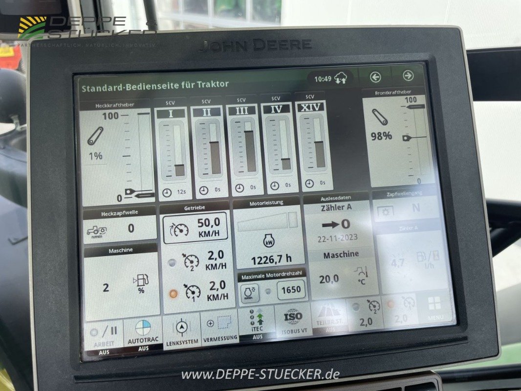 Traktor typu John Deere 6R 185, Gebrauchtmaschine v Rietberg (Obrázok 8)