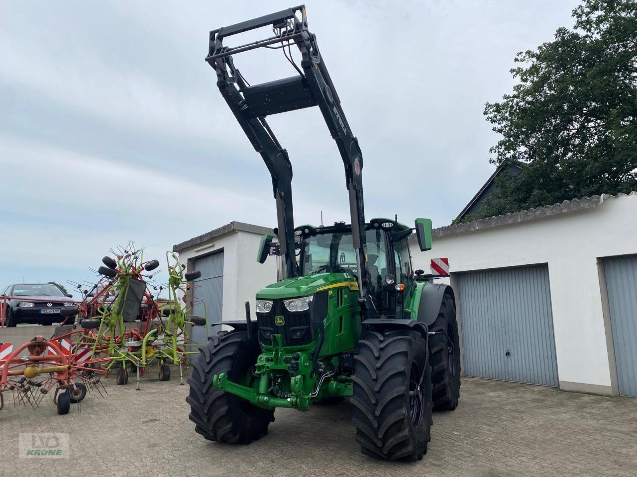 Traktor Türe ait John Deere 6R 185, Gebrauchtmaschine içinde Spelle (resim 4)