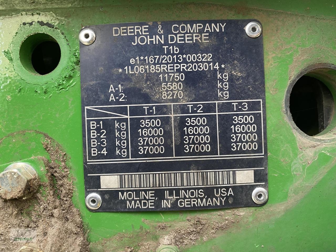 Traktor des Typs John Deere 6R 185, Gebrauchtmaschine in Spelle (Bild 7)