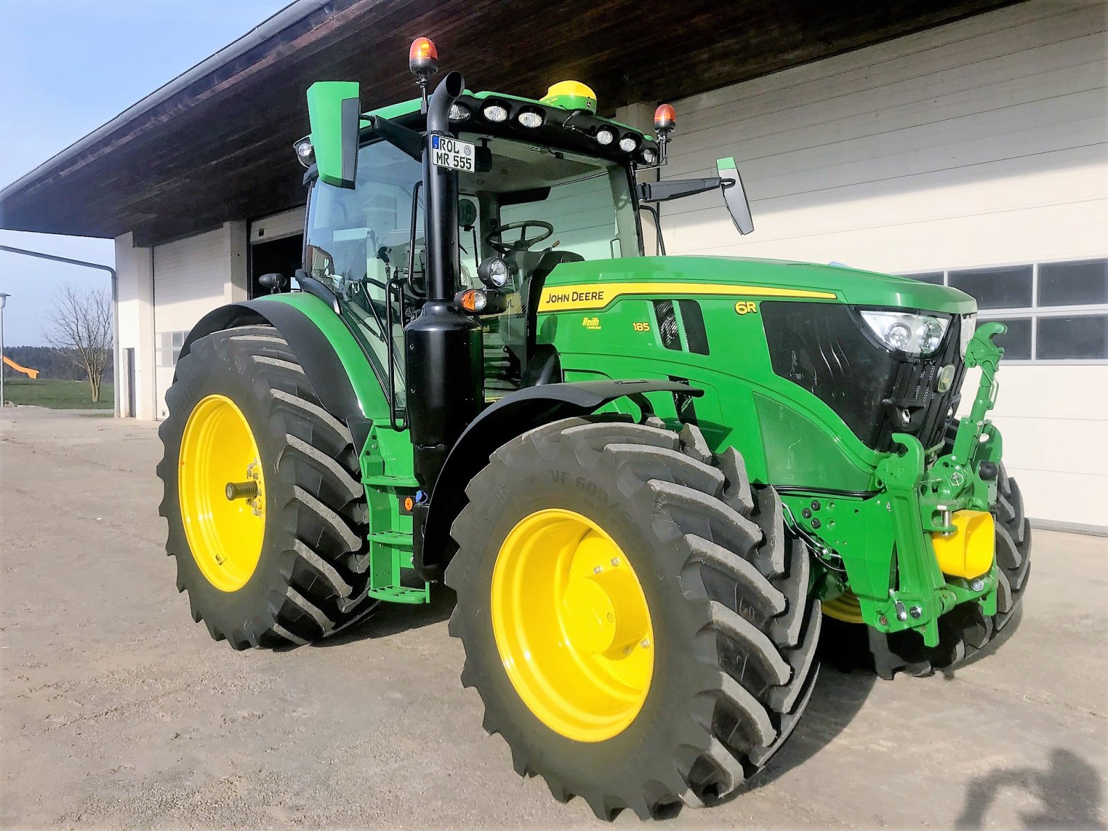 Traktor Türe ait John Deere 6R 185, Gebrauchtmaschine içinde Pfeffenhausen (resim 1)