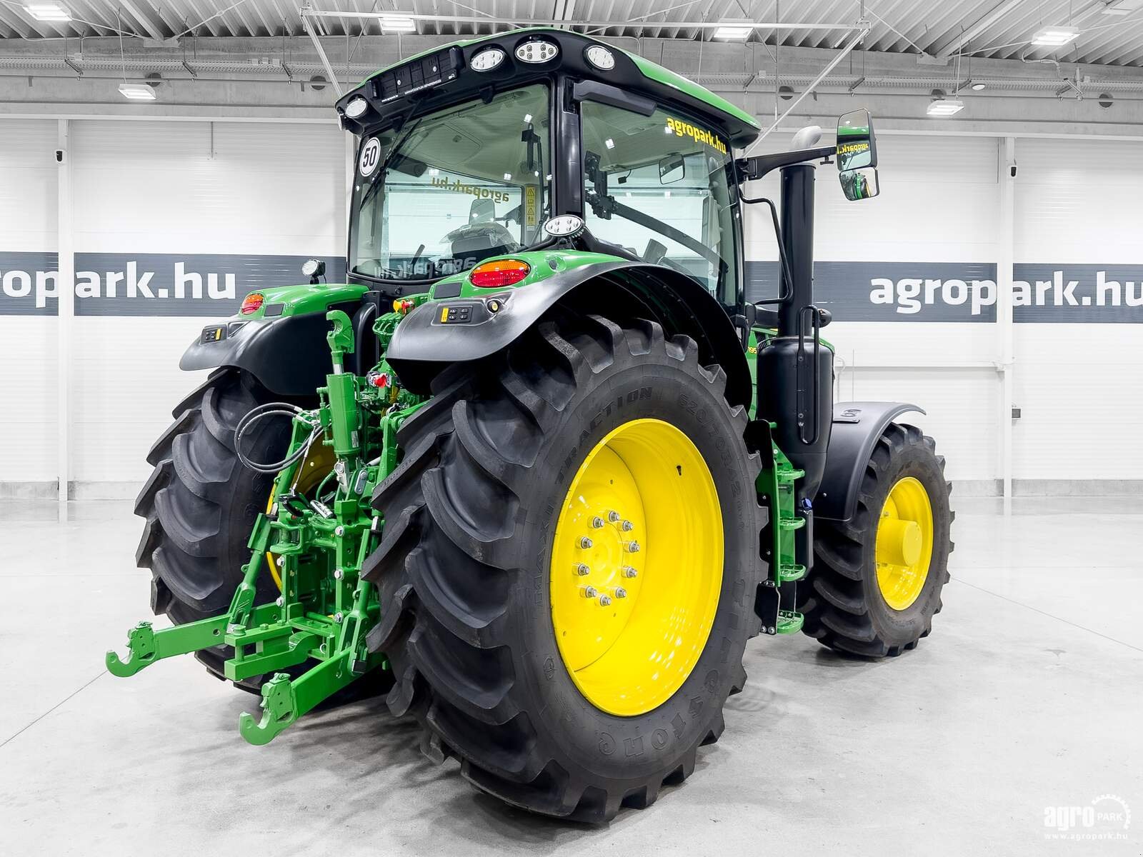 Traktor Türe ait John Deere 6R 195, Gebrauchtmaschine içinde Csengele (resim 3)