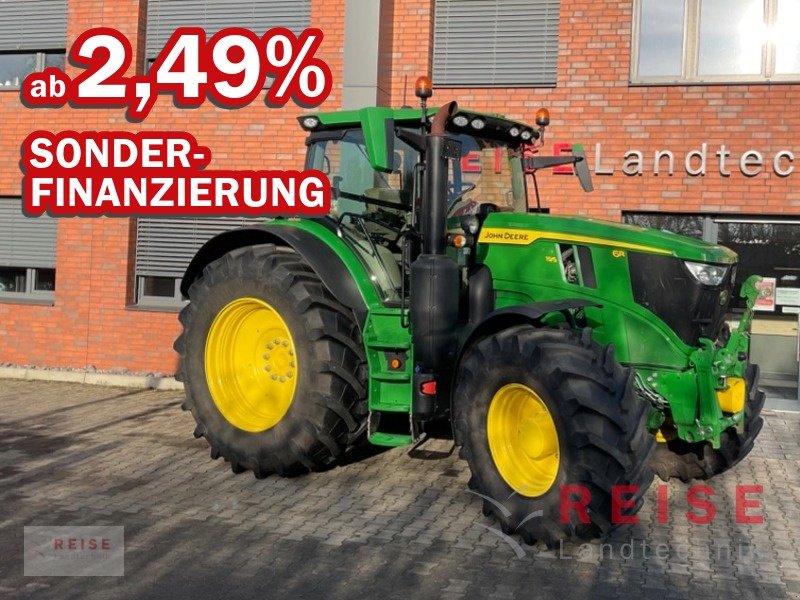 Traktor Türe ait John Deere 6R 195, Gebrauchtmaschine içinde Lippetal / Herzfeld (resim 1)