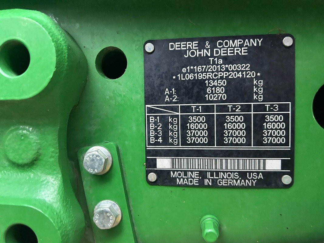 Traktor des Typs John Deere 6R 195, Gebrauchtmaschine in Sittensen (Bild 13)