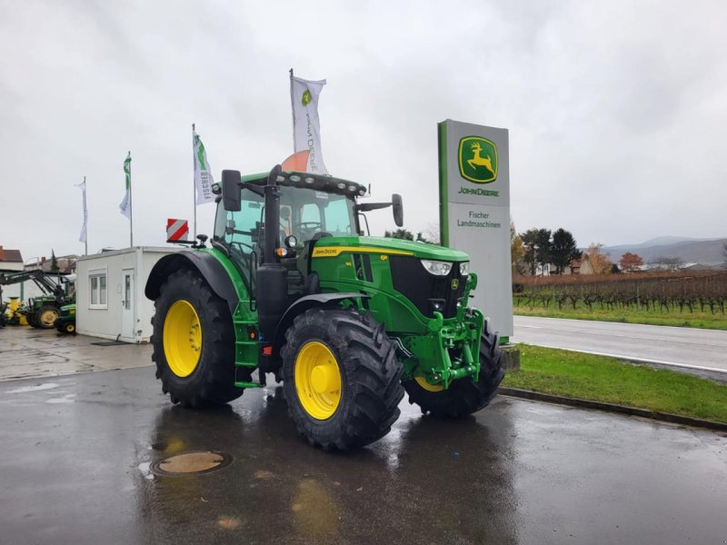 Traktor of the type John Deere 6R 195, Neumaschine in Niederkirchen (Picture 1)