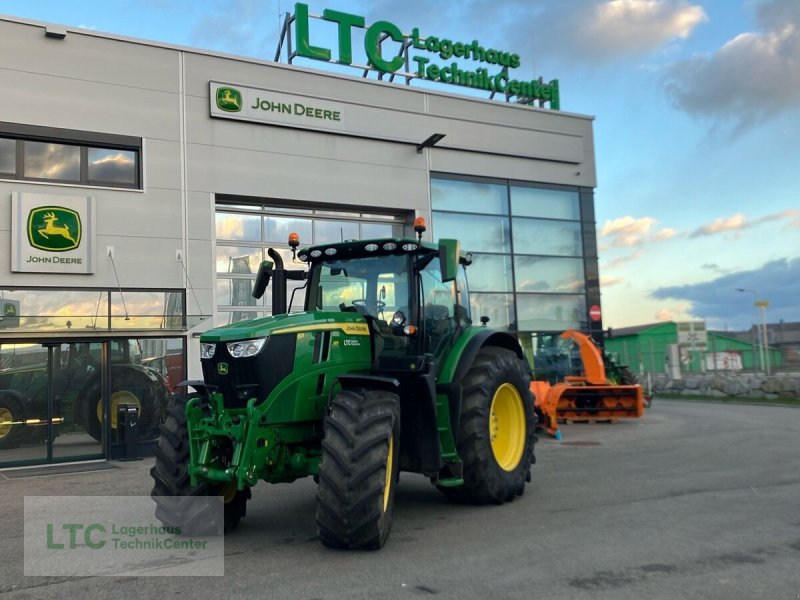 Traktor of the type John Deere 6R 195, Vorführmaschine in Redlham (Picture 1)