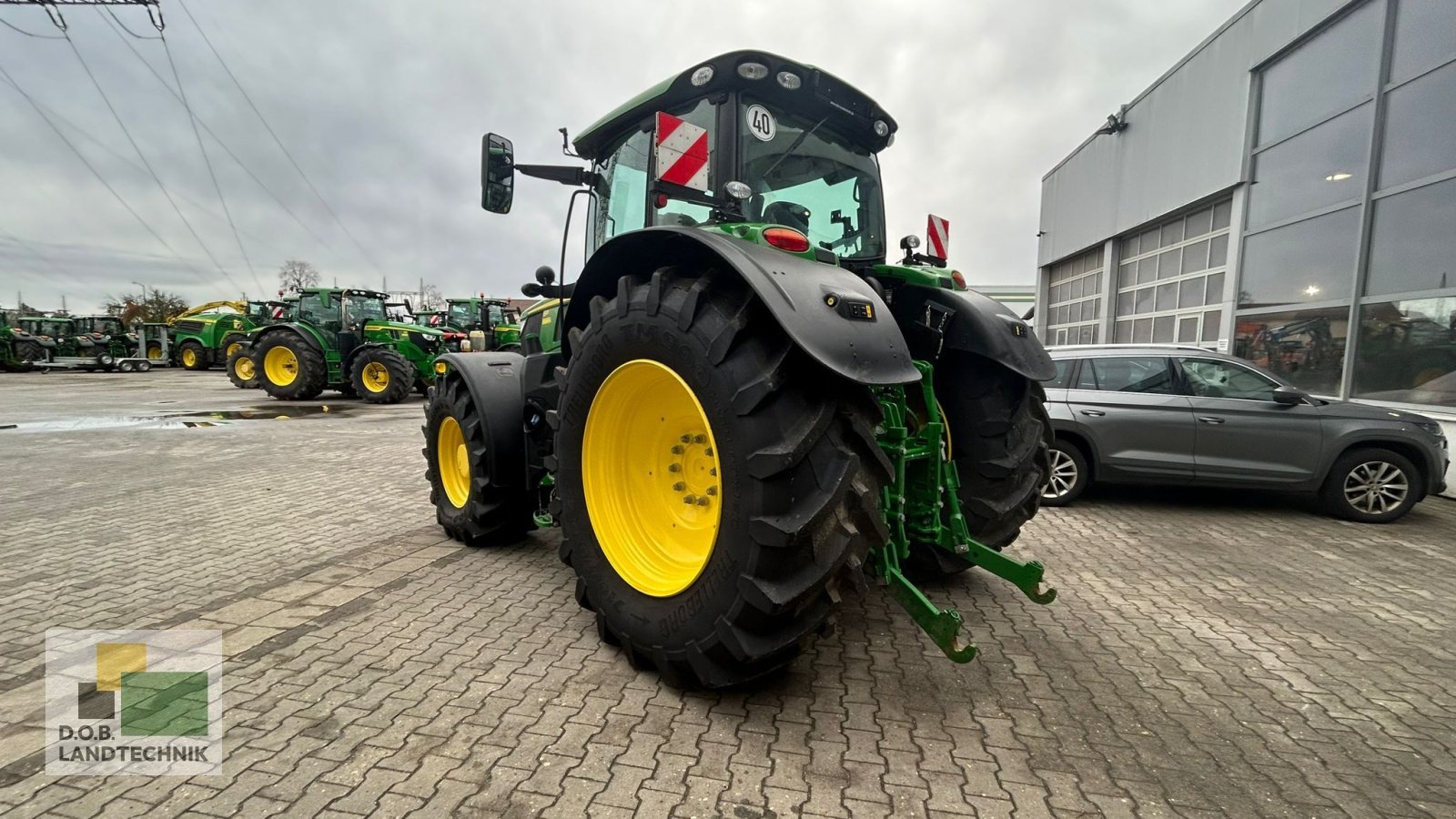 Traktor Türe ait John Deere 6R 215 6R215 mit Garantieverlängerung bis 05/2025, Gebrauchtmaschine içinde Regensburg (resim 5)