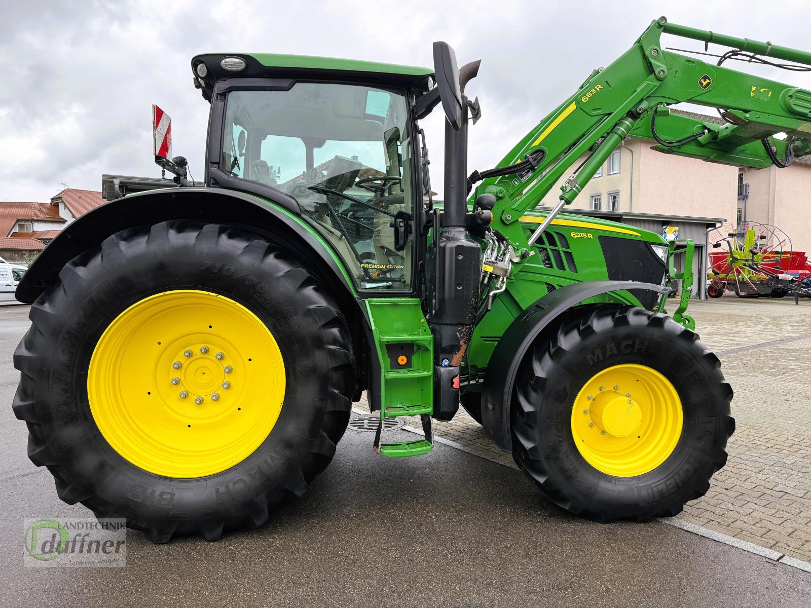 Traktor Türe ait John Deere 6R 215 6R215, Gebrauchtmaschine içinde Hohentengen (resim 9)