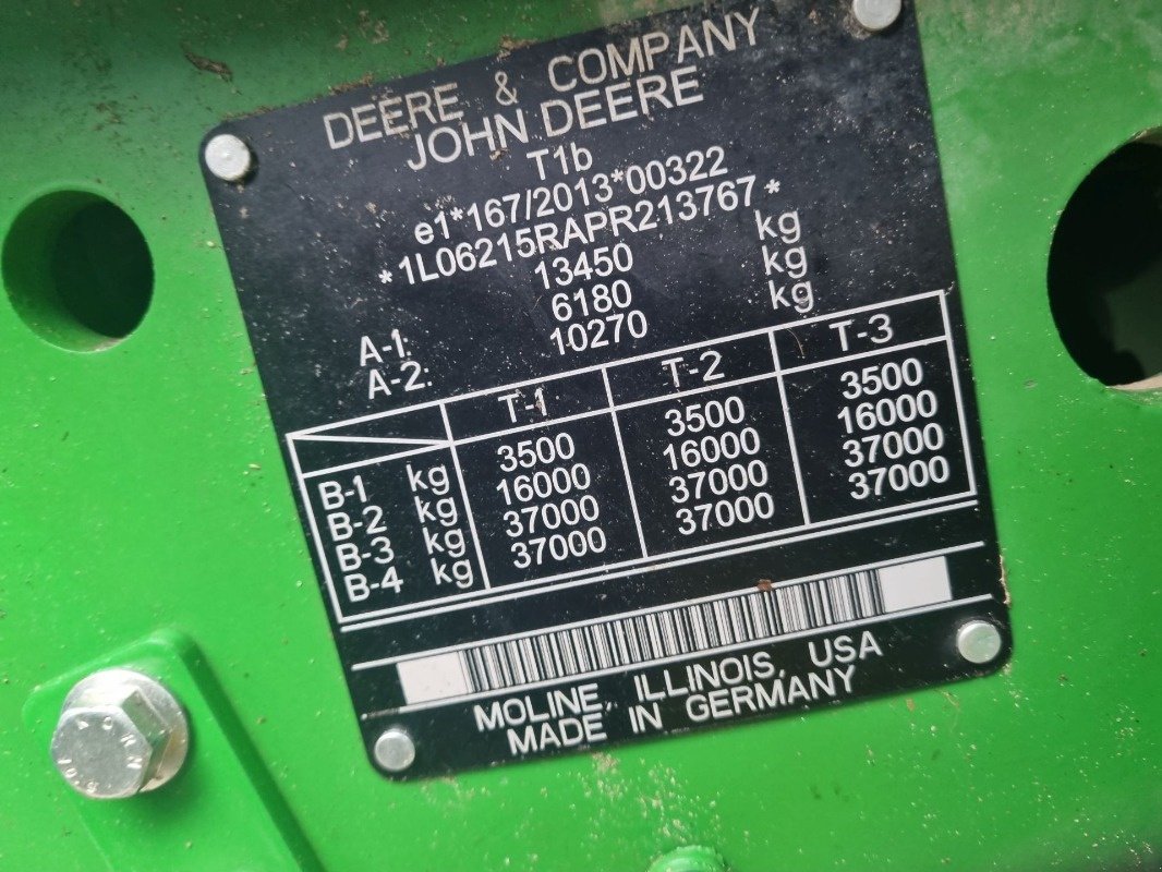 Traktor del tipo John Deere 6R 215 MY23 AP 50, Gebrauchtmaschine In Neubrandenburg (Immagine 19)