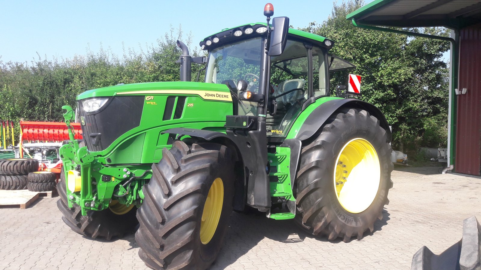 Traktor Türe ait John Deere 6R 215, Gebrauchtmaschine içinde Aislingen (resim 1)