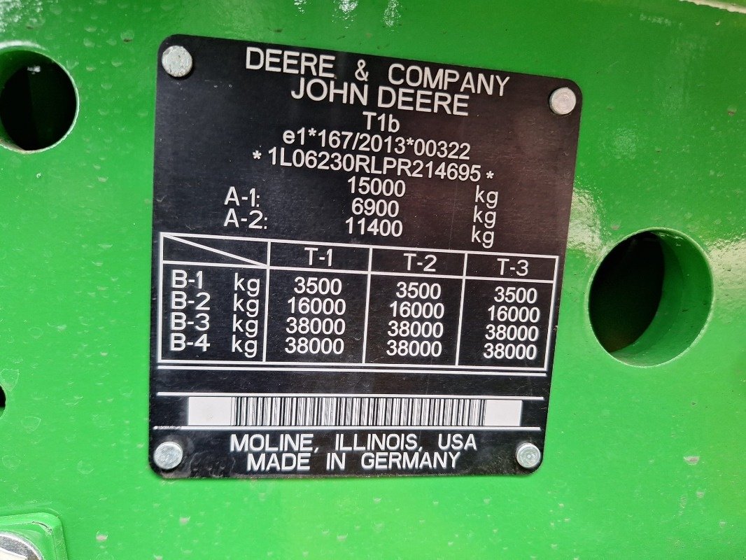 Traktor des Typs John Deere 6R 230 **MIETRÜCKLÄUFER**, Gebrauchtmaschine in Sittensen (Bild 14)